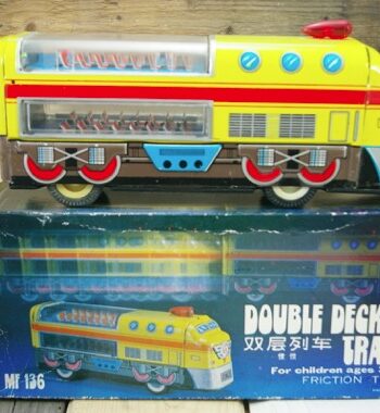 double decker toy train