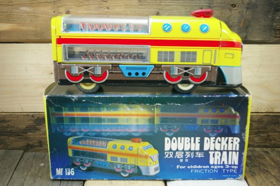 double decker train toy