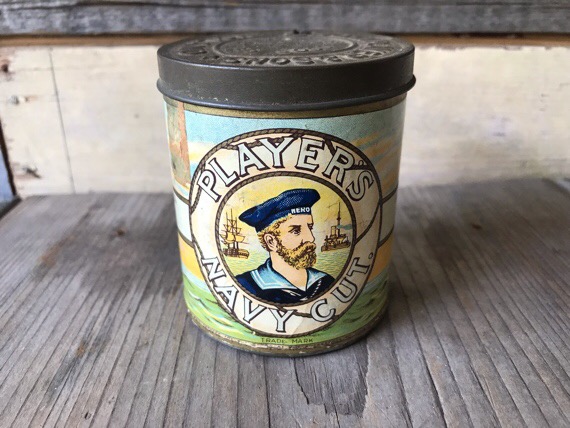 Group of Players Navy Cut Cigarette Tins