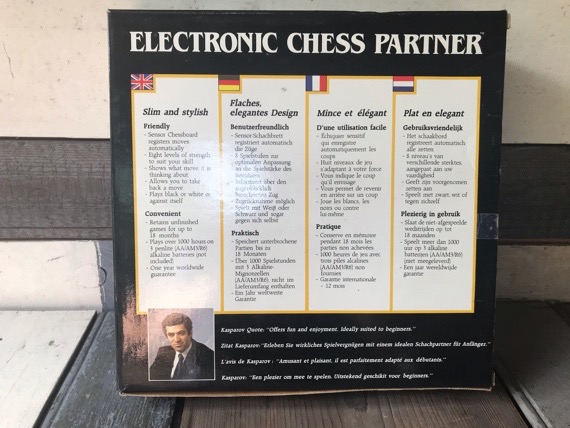 Saitek Kasparov Elite Chess Computer Electronic Chess Set -  Portugal