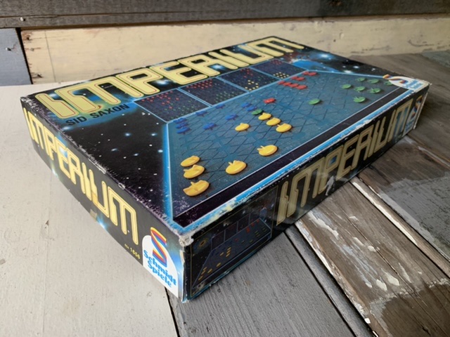 UNIQUE VINTAGE GREEK LITHO BOARD GAME - SPACE RACE - BY ION FROM 70s