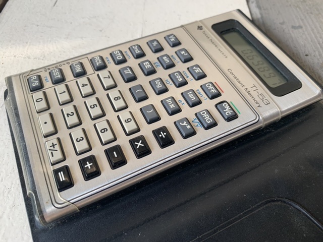 Texas instruments calculator vintage -  Italia