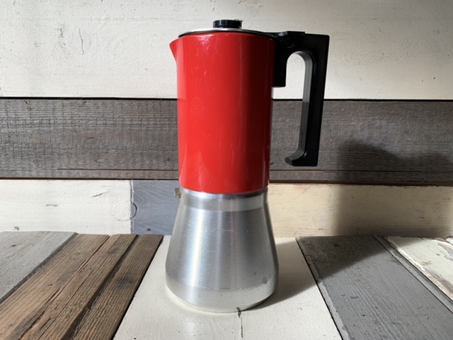 Vintage Moka Pot Coffee Maker Decor