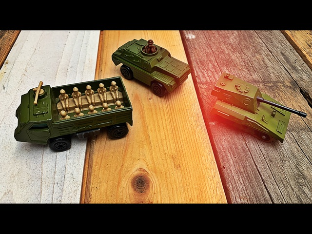 Matchbox military 3x superfast rolamatics cars 1970 England