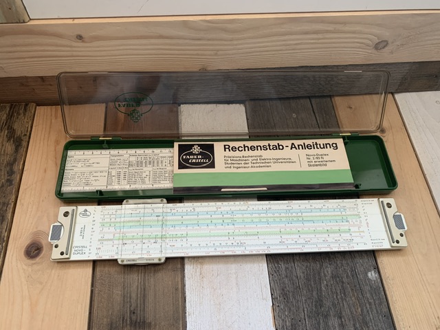 Faber Castell Novo Duplex 2/83N slide rule full set 1970 Germany - Vintage  Man Stuff